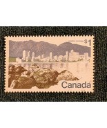 Canada #599, Vancouver, 1972 Definitives High Values, $1 used - $39.22 MXN