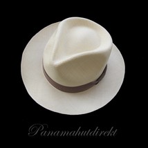 Genuine Panama Hat from Montecristi &quot;Fedora&quot; Fino fino - £220.31 GBP