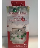 Manor Lane Home Collection Cool Jingle Bells String Lights 10ft 50 Lights - $19.99