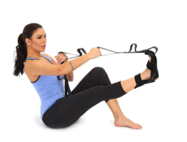 Ankle Joint Foot Calf Hamstring Multi Use Yoga Stretching Belt with 7 LOOPS - £15.89 GBP