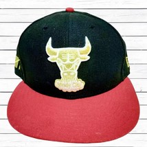Chicago Bulls Hat New Era 9Fifty Snapback Cap Flat Brim Bill Hardwood Classics - £11.75 GBP
