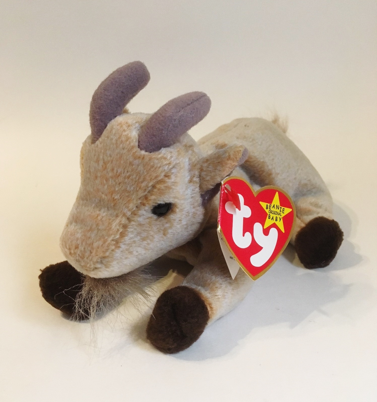 Primary image for TY Goatee Original Beanie Babies Plush Toy Collectible Retired Tag Errors 1998