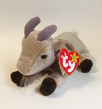 TY Goatee Original Beanie Babies Plush Toy Collectible Retired Tag Error... - $300.00