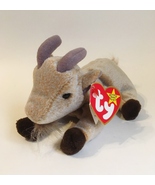 TY Goatee Original Beanie Babies Plush Toy Collectible Retired Tag Error... - $300.00