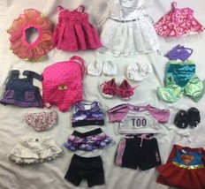 BABW Lot of Build A Bear Girls Outfits Clothes Shoes Dress  #2 - £31.02 GBP