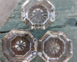 Vintage Clear Glass Door Knobs Only Rustic Or Farmhouse Décor Lot of 3 - £29.50 GBP
