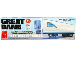Skill 3 Model Kit Great Dane 40 Ft. Reefer Refrigerated Trailer 1/25 Scale Mode - £58.21 GBP