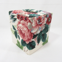 Waverly Pleasant Valley Floral Multicolor Tissue Box Cover - £19.18 GBP