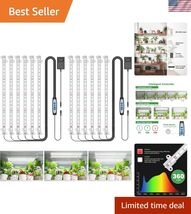 Grow Light, 360 LEDs Full Spectrum Plant Light for Indoor Plants, 6 Bars... - $75.12