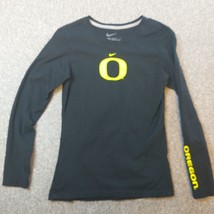 Oregon Ducks Mens Shirt Womens Size Medium Black Slim Fit Yellow Nike NCAA - $12.86