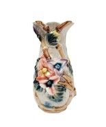 STUNNING Iridescent Bud  Vase with 3D Floral Pattern  Home Decor 8 inche... - $15.85