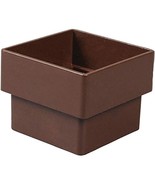 Euramax 1788348 Contemporary Style Gutter Connector - Vinyl44; Brown - $19.97