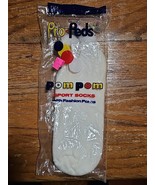 Vintage Pro Peds Tassel Pom Pom Socks Active Sports Size 8.5-11 White US... - $33.78 CAD
