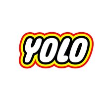 Yolo Brick Toy Logo Parody Vinyl Decal Sticker UV &amp; Water Proof Gift Lap... - $5.87