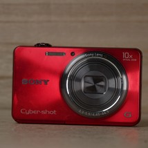 Sony Cyber-Shot DSC-WX150 Digital 18MP Camera Red *WORKING BUT BATT LATC... - £60.51 GBP