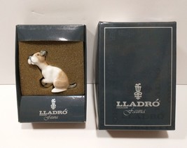 1985 Lladro Fauna Collection Mini Curious Puppy Dog #5393 Porcelain Figure New - £79.13 GBP