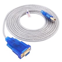 DTech USB to Serial Adapter 10 ft, USB to RS232 DB9 Female Cable COM Port with F - £34.47 GBP