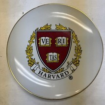 Vtg Harvard University Cooperative Society Veritas Gold Rimmed 8”  Plate - £18.49 GBP