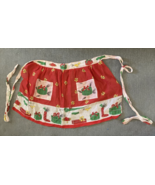 Vintage MCM Sheer Two-Pocket Christmas Holiday Apron - €12,01 EUR