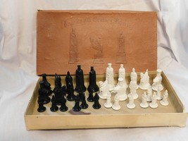Vintage Genuine Kingsway Florentine 11th Century Chess Set - £15.66 GBP