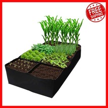Durable 6x3x1ft Fabric Grow Bed - Perfect for Vegetables, Herbs, and Flo... - $650.32 MXN