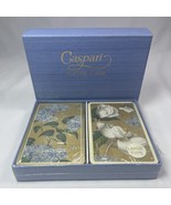 JUMBO VTG Caspari Playing Cards Magnolia Botanical - 2 Packs Both New &amp; ... - €11,90 EUR