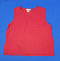 Basic Necessities Sleeveless Red Sweater size M - £6.32 GBP