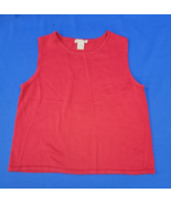 Basic Necessities Sleeveless Red Sweater size M - £6.26 GBP
