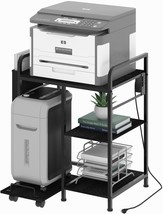 Home Printer Stand With Charging Station, 24X18 Inches Stands For Large,... - $103.96