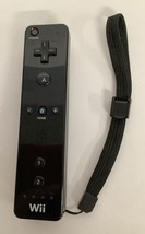 OEM Nintendo Wii/Wii U Remote Controller BLACK RVL-003 Genuine game console - £37.50 GBP