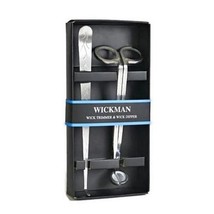 Wickman Stainless Steel Wick Trimmer &amp; Wick Dipper Two Item Multi-Pack - £22.38 GBP