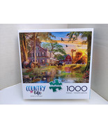 Buffalo Games Country Life Jigsaw Puzzle: Farm Sunset Scene (Brand New) - $24.99