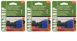 Compression Swivel Adapter 3/4&#39;&#39; For 1/4&#39;&#39; Tubing, Raindrip R325CB (3-PACK) - $17.81