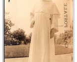 RPPC Catholic Priest at Hopewell Hill New Brunswick Canada UNP Postcard Y15 - $8.98