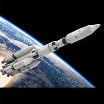 MLV-25L Launch Vehicle Rocket Model Building Blocks Set Saturn MOC Bricks Toys - £323.38 GBP
