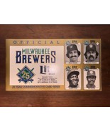 Milwaukee Brewers 25th Anniversary Commemorative Card Series 2 Set Rolli... - $570.01 MXN