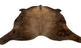 Real Buffalo Hide Rugs Sizes: 86 x 74 Inches Genuine American Bison Fur Skin  - £1,011.61 GBP