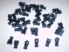 45 Used Lego Black Technic Axle Connectors Axlehole 32039 - £7.85 GBP