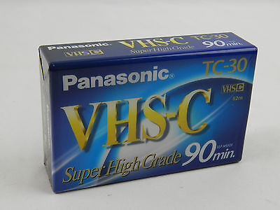 Primary image for 1 Single Panasonic TC-30 VHS-C Super High Grade 90 Min. Tape Ships Quick