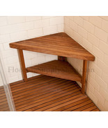 Teak Corner Bench Small for Shower and Outside area - $365.39 CAD
