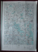 1956 Original Military Topographic Map Vinkovci Croatia Yugoslavia JNA D... - $39.07