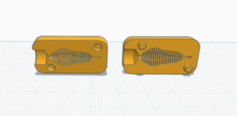 Ribbed Fat worm 6" soft bait lure mold Made out of High temp Petg - $27.59