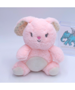 KellyBaby Pink Rattle Bunny Rabbit Floppy Ears Plush Stuffed Lovey 7&quot; - $19.15 CAD