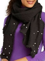 Inc International Concepts Wrap Scarf One Size New Ship Free Pearls Embellished - £46.85 GBP
