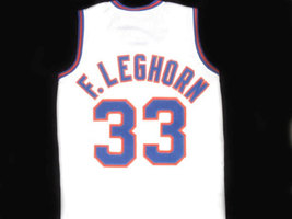 Foghorn Leghorn #33 Tune Squad Space Jam Movie Basketball Jersey White Any Size image 4