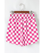 Rose Checkered Print High Waist Casual Shorts - €9,59 EUR Rose Checkered Print High Waist Casual Shorts - €9,59 EUR
