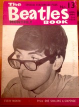 The Beatles Monthly Book Magazine No 13 August 1964 Vintagel - $16.00