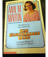 Autographed Biography Ann M. Martin Author of the BabySitters Club (BSC) - $2,851.02 MXN