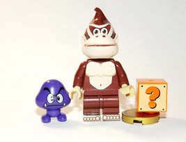 Minifigure Custom Toy Donkey Kong Deluxe The Super Mario Bros. Movie - £4.39 GBP