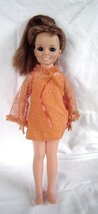  Crissy 17&quot; Doll w Growing Red Hair 1968  Orange Lace Dress and Bloomers - £23.46 GBP